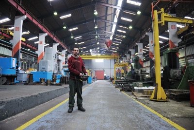 industry worker in factory