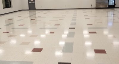 VCT Floor after cleaning